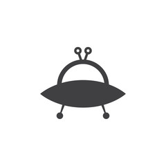 UFO icon vector 