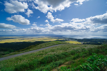 Obraz premium 秋田 男鹿半島 入道崎 岬 日本海 灯台