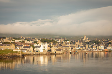 Fototapeta na wymiar Lerwick, the capital of The Shetland Isles, Scotland.