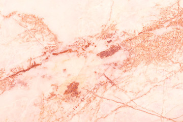 Rose gold marble texture background with high resolution, top view of natural tiles stone floor in luxury seamless glitter pattern for interior and exterior decoration.