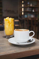 Fruit and coffee