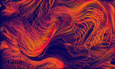 Tangled lines vector background