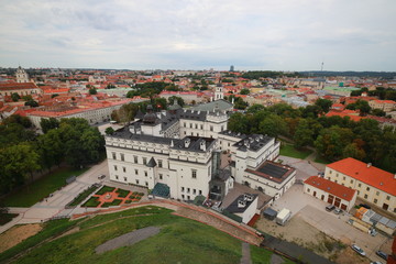 Fototapeta na wymiar Vilnius cityscape from the Gediminas Castle Tower, Vilnius, Lithuania