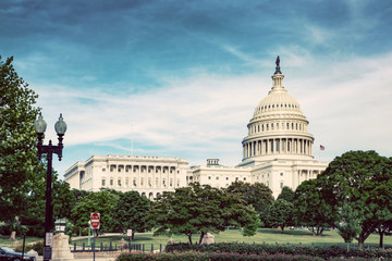 Fototapeta na wymiar The United States Capitol. Washington, D.C.