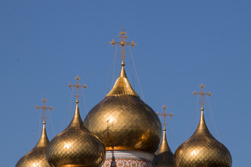 Yaroslavl; on Kotoroslnaya the waterfront from the island of the island