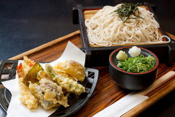 ざる蕎麦天ぷら定食
