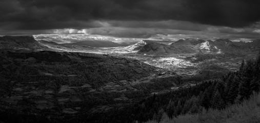 Vercors infra-rouge panoramique