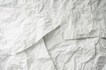 crumpled white paper
