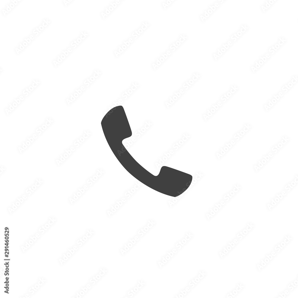 Poster call icon in black color on a white background