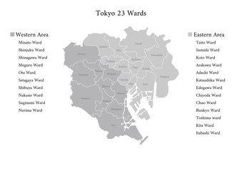 Tokyo 23Wards Map