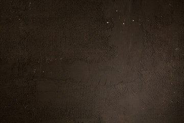 Texture of rough old black painted wall, dark and grunge