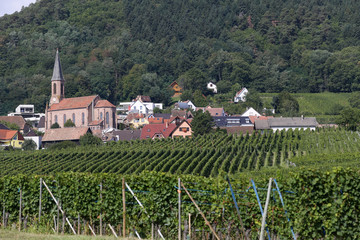the old town of Husseren les chateaux