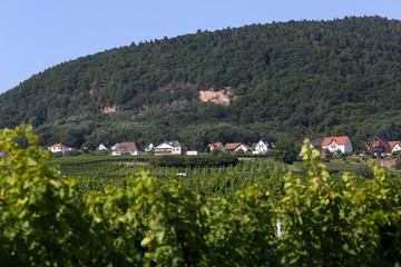 the old town of Husseren les chateaux