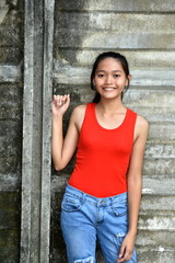 A Girl And Happiness