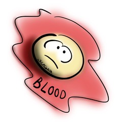 Low blood sugar. View from above.