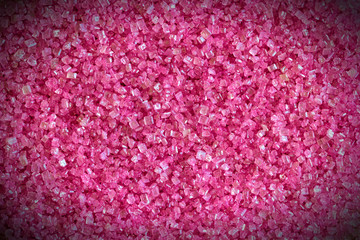 pink sugar crystals as background - obrazy, fototapety, plakaty