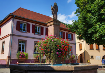 the old town of Husseren les chateaux