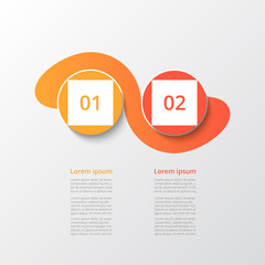 Vector infographic template