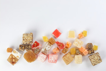 Turkish Delight sweet desert colorful verity