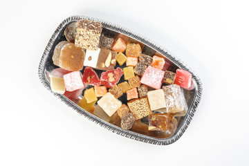 Turkish Delight sweet desert colorful verity