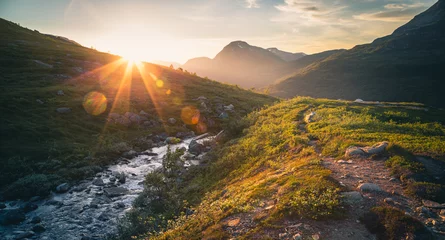 Fotobehang Slaapkamer River Fluo in Trollheimen mountains,Norway.  © Adrian