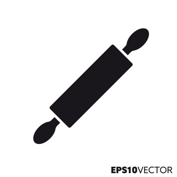 Rolling Pin Vector Glyph Icon