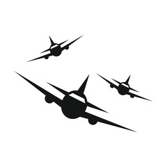 Fototapeta na wymiar airplane icon symbol vector illustration