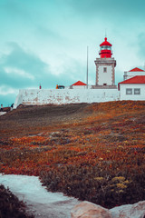 Fototapeta na wymiar Cabo da Roca lighthouse in Portugal
