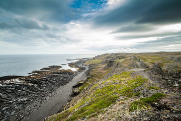 Coast of the Arctic Ocean. Cape Kekurskiy, Russia