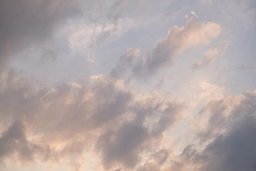 dramatic sky with clouds