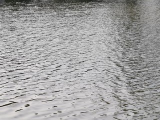 water waving in lake