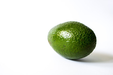 avocado isolated on white background