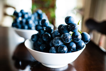 水滴のついた葡萄