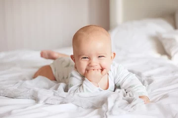 Fototapeten joyful baby boy © archikatia