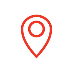 Pin Location Mark Sign Icon Vector Illustration
