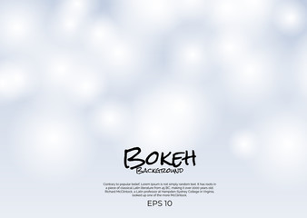 White bokeh background clean glitter design modern blur style