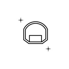 Basketball, sport icon. Element of sport thin line icon