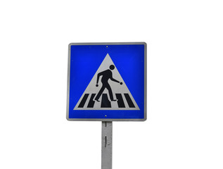 pedestrian road sign