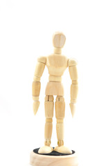 wooden human body