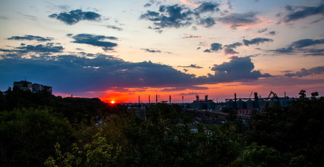 Sunset in Odessa,Ukraine