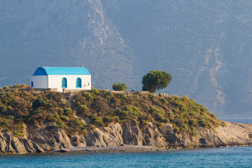 View to Kastril island, Kos in Greece.