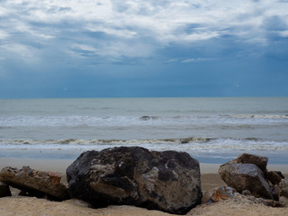 Fototapeta na wymiar Beach , Beautiful seashore.