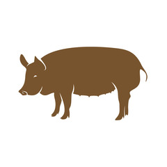 Pork Logo Design Vector. Template Illustration. Icon Symbol
