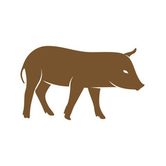Pork Logo Design Vector. Template Illustration. Icon Symbol