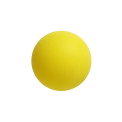 Table tennis ball isolated on white