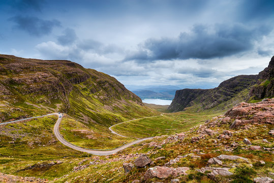 The Bealach na Ba mountain pass road