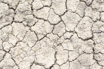 Crack soil on dry season, Global warming / cracked dried mud / Dry cracked earth background / The cracked ground, Ground in drought, Soil texture and dry mud, Dry land.