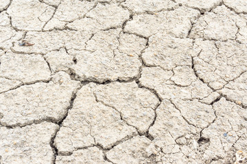 Crack soil on dry season, Global warming / cracked dried mud / Dry cracked earth background / The cracked ground, Ground in drought, Soil texture and dry mud, Dry land.