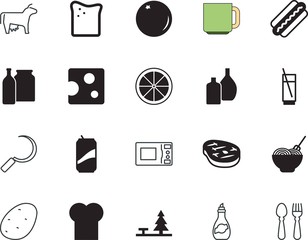 food vector icon set such as: job, style, steak, cooker, drawn, cutlery, dairy, cap, freshness, cuisine, young, coffe, vintage, energy, light, electronics, blade, vegetable, mammal, sketch, travel
