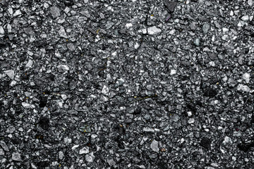 Background texture of rough asphalt Dark black Asphalt surface,top view.